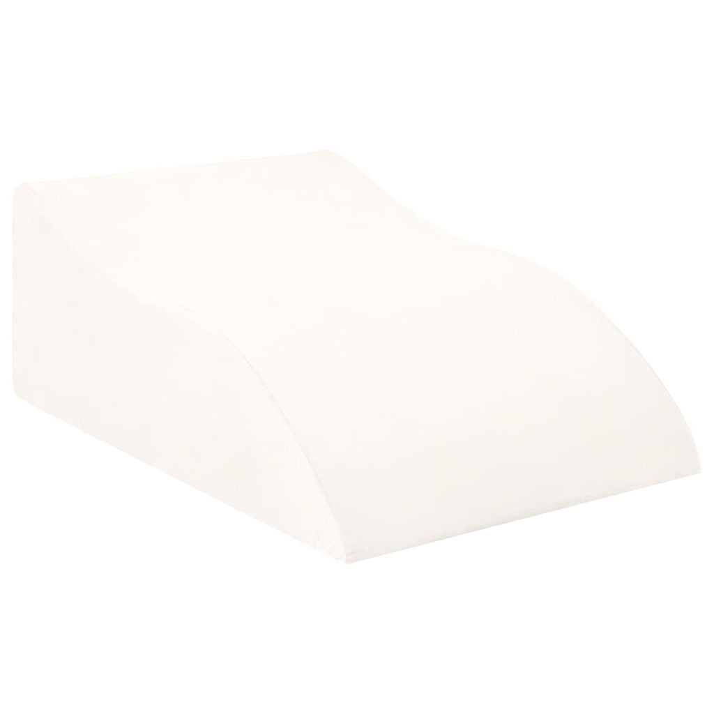 vidaXL Beinkissen Weiß 68 x 41 x 24 cm PU-Schaum