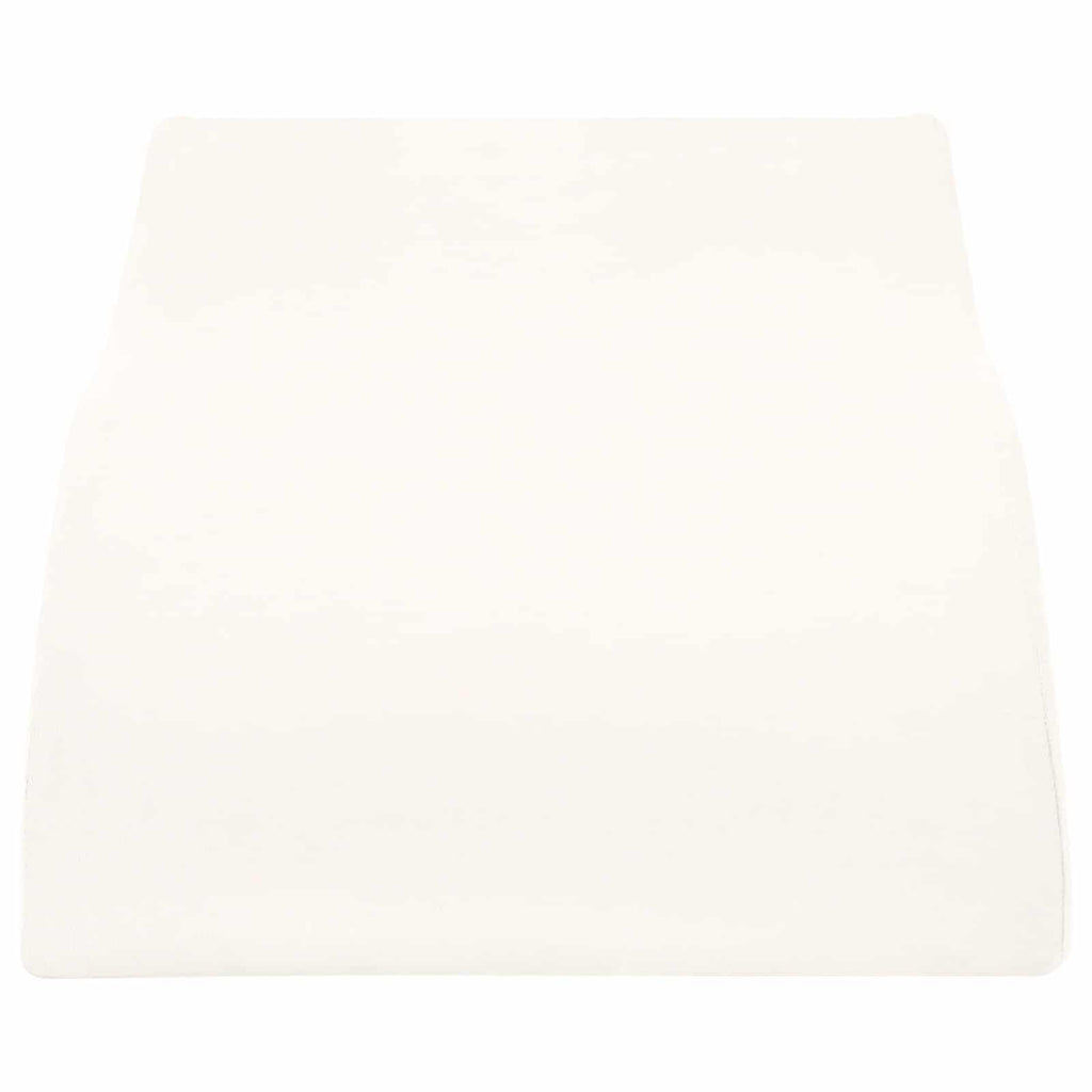vidaXL Beinkissen Weiß 68 x 41 x 24 cm PU-Schaum