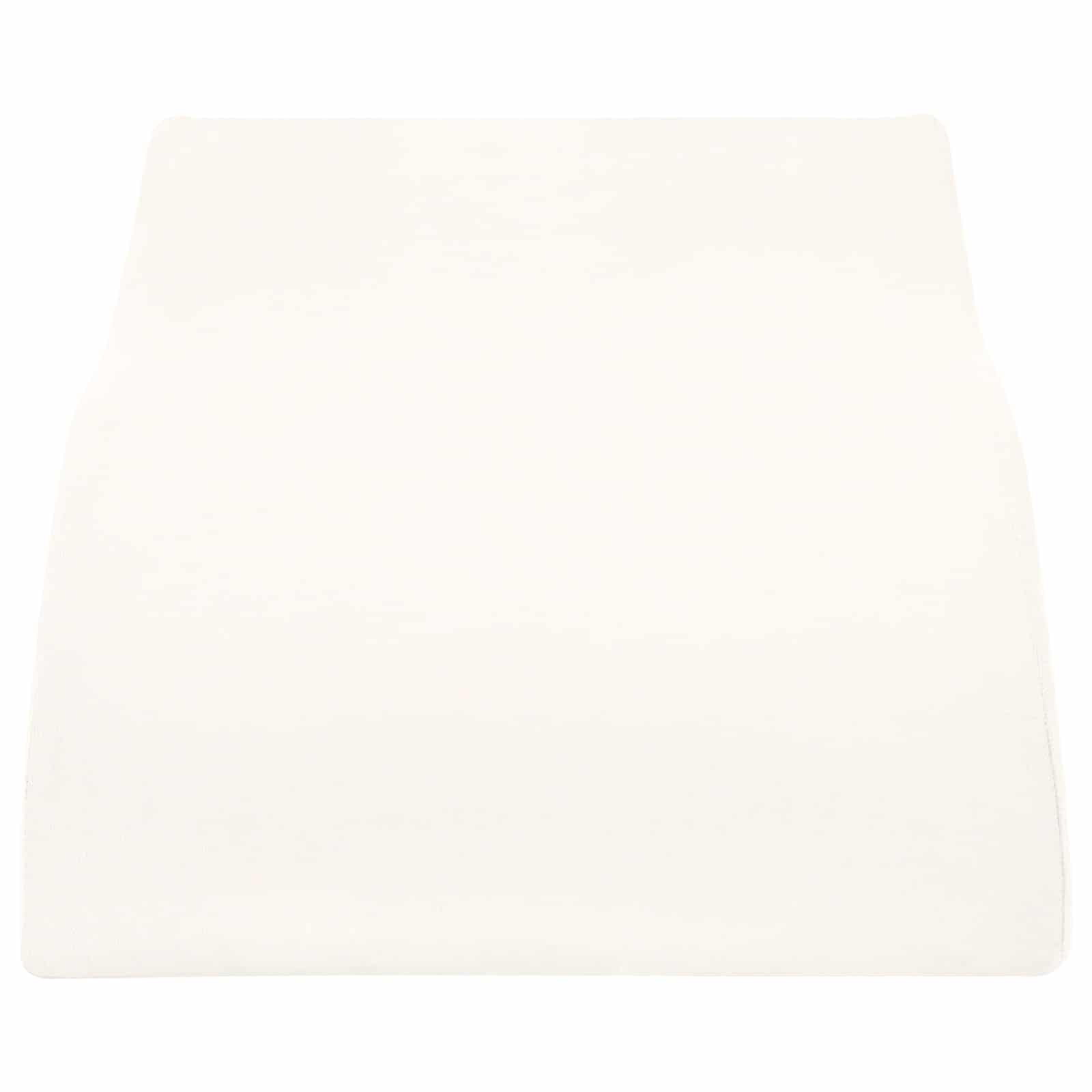 vidaXL Beinkissen Weiß 68 x 41 x 24 cm PU-Schaum