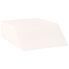 vidaXL Beinkissen Uni Weiß 63 x 52 x 19,5 cm PU-Schaum