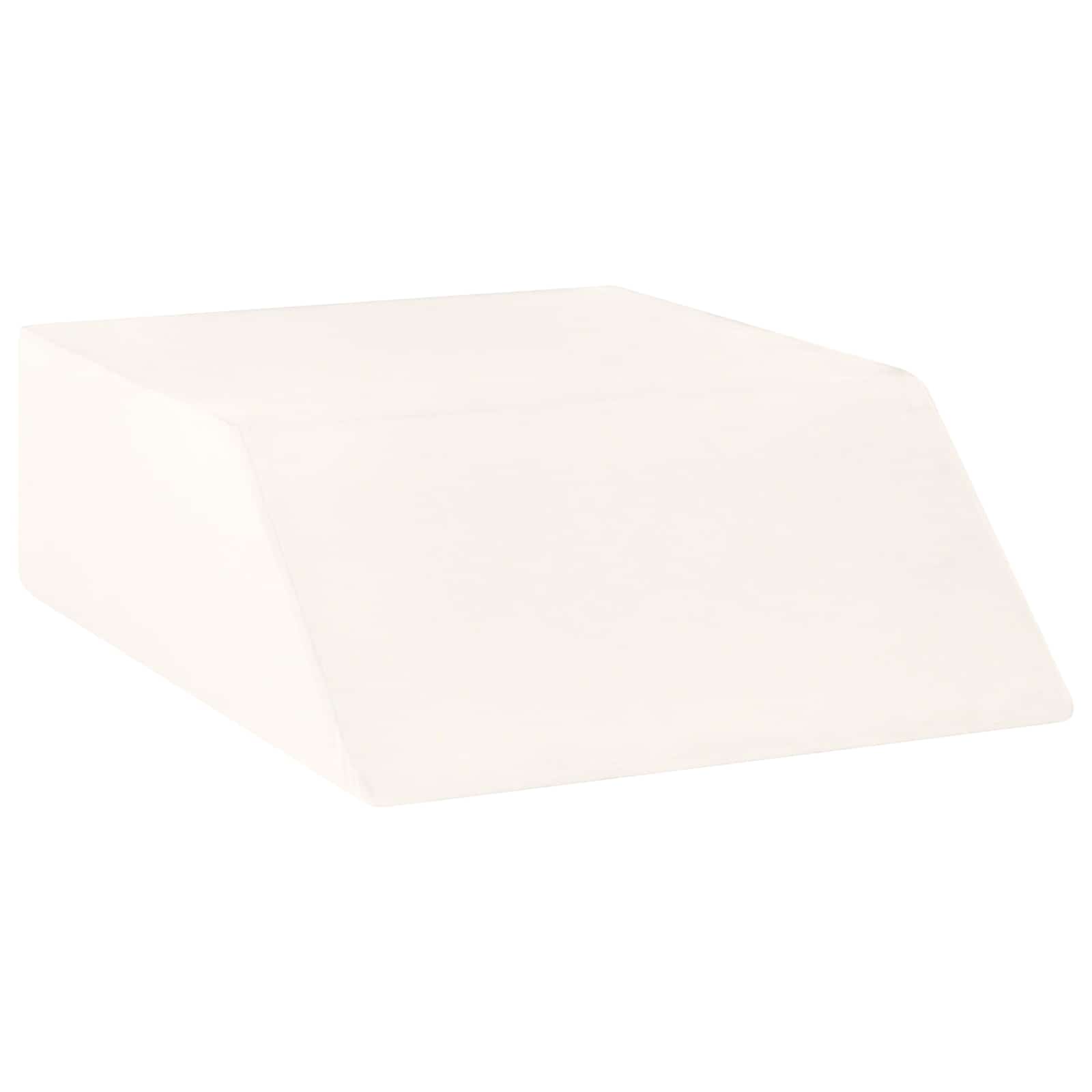 vidaXL Beinkissen Uni Weiß 63 x 52 x 19,5 cm PU-Schaum