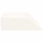 vidaXL Beinkissen Uni Weiß 63 x 52 x 19,5 cm PU-Schaum