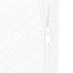 vidaXL Beinkissen Uni Weiß 60 x 50 x 30 cm Viscoschaum