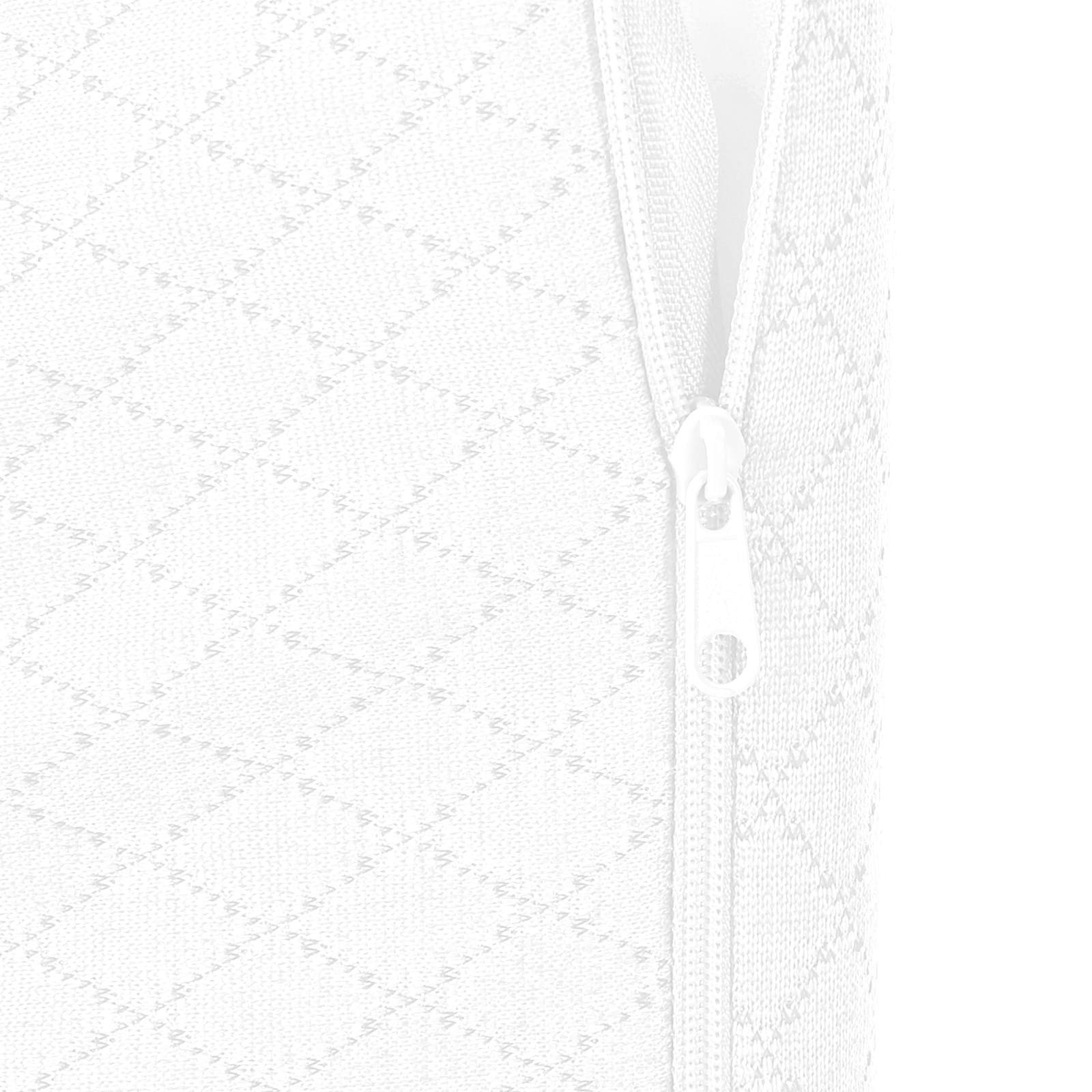 vidaXL Beinkissen Uni Weiß 60 x 50 x 30 cm Viscoschaum