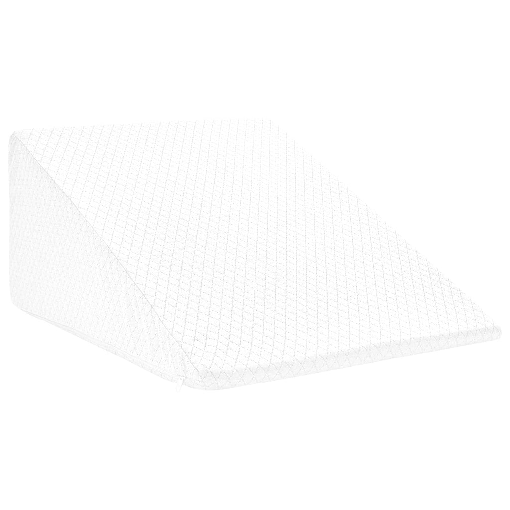 vidaXL Beinkissen Uni Weiß 60 x 50 x 30 cm Viscoschaum