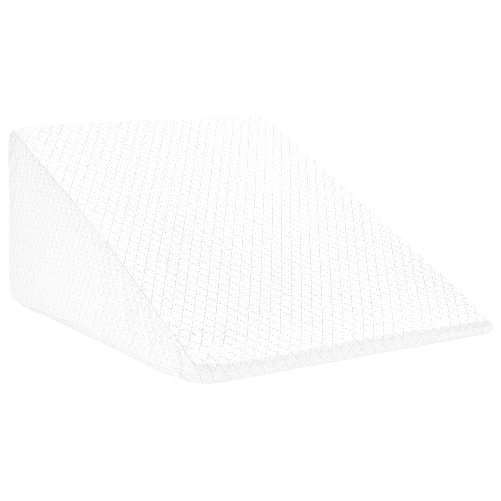 vidaXL Beinkissen Uni Weiß 60 x 50 x 30 cm Viscoschaum