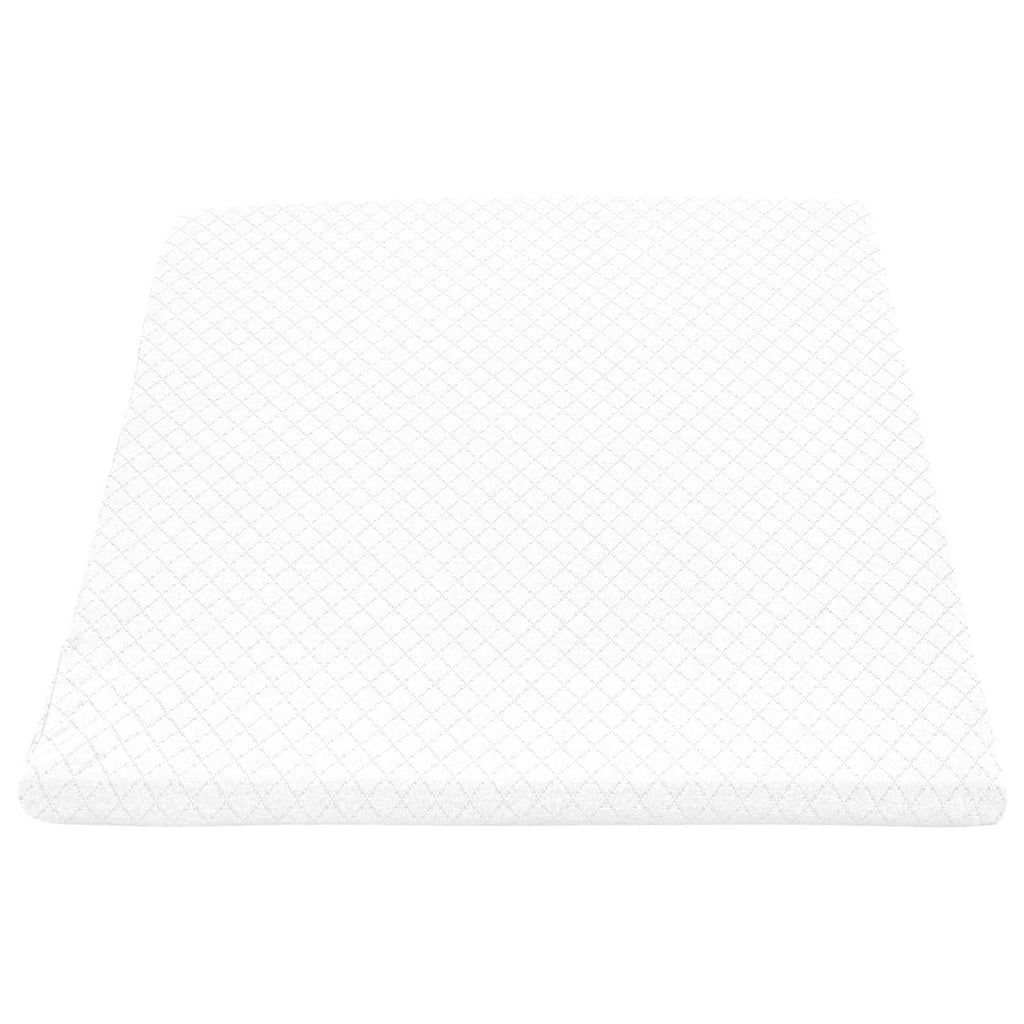 vidaXL Beinkissen Uni Weiß 60 x 50 x 30 cm Viscoschaum