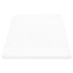 vidaXL Beinkissen Uni Weiß 60 x 50 x 30 cm Viscoschaum