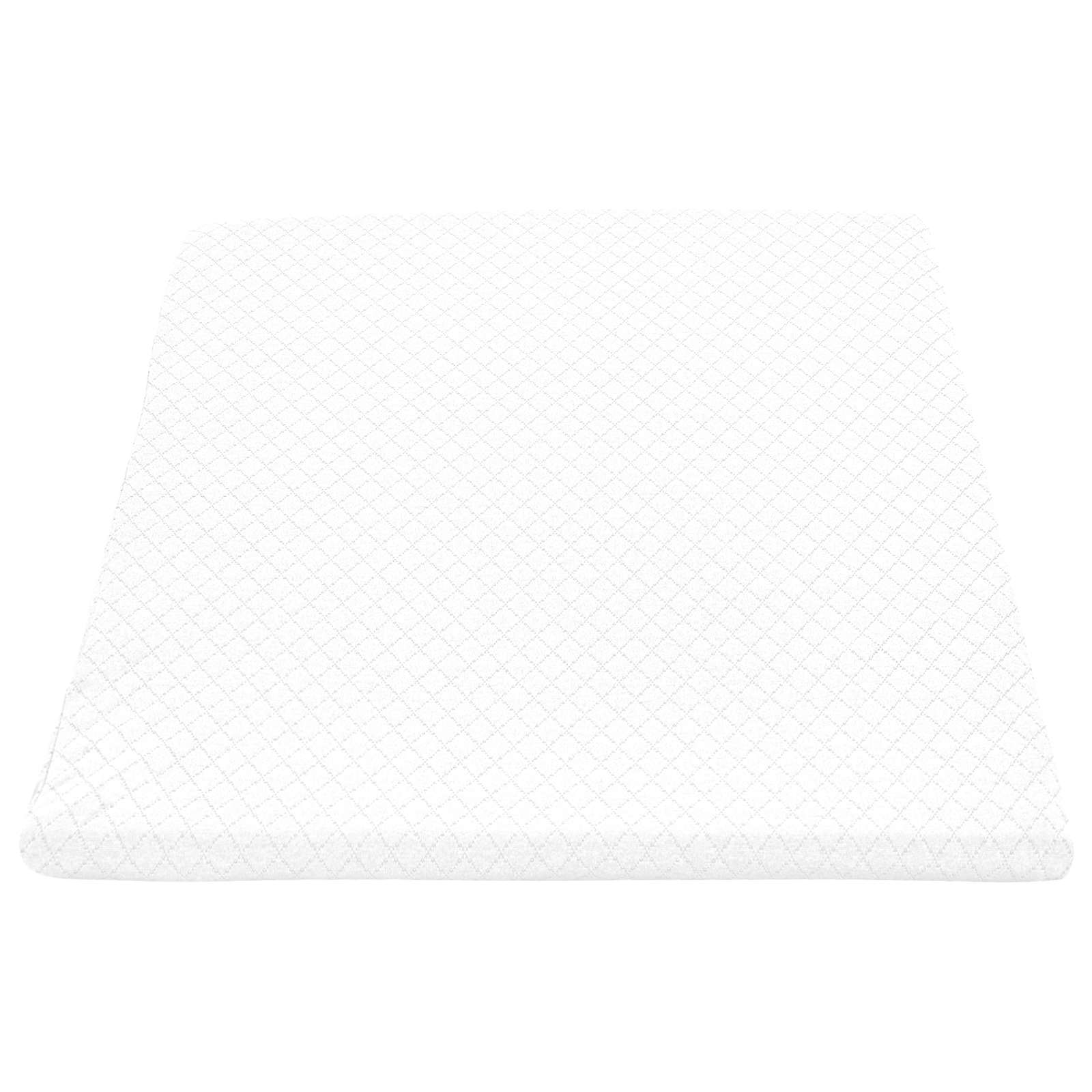 vidaXL Beinkissen Uni Weiß 60 x 50 x 30 cm Viscoschaum