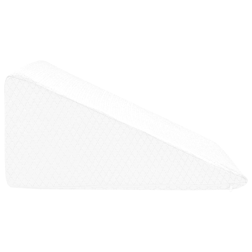 vidaXL Beinkissen Uni Weiß 60 x 50 x 30 cm Viscoschaum