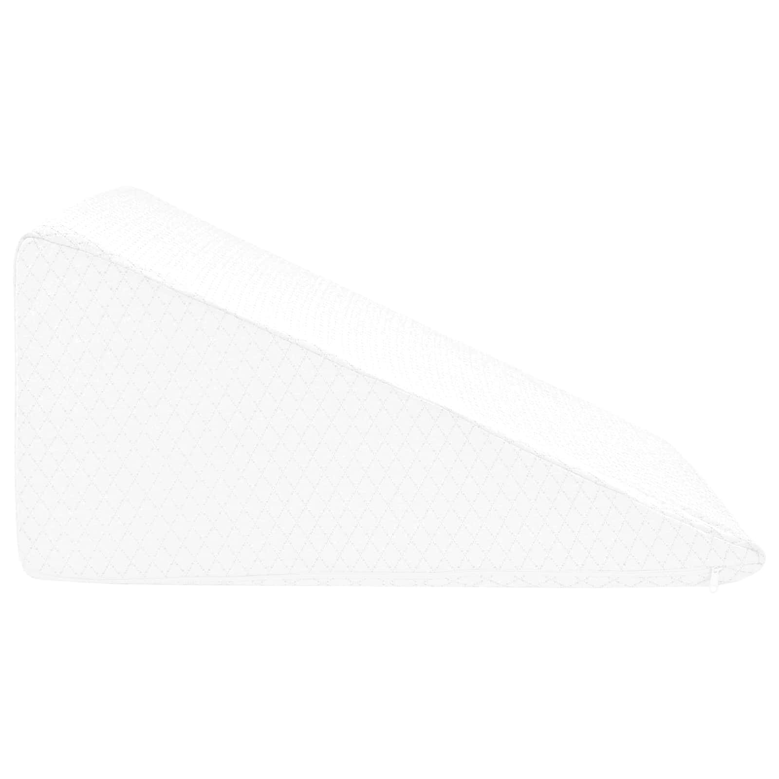 vidaXL Beinkissen Uni Weiß 60 x 50 x 30 cm Viscoschaum