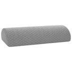 vidaXL Beinkissen Geometrisch Grau 52 x 20 x 11 cm Viscoschaum