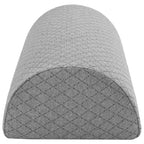 vidaXL Beinkissen Geometrisch Grau 52 x 20 x 11 cm Viscoschaum