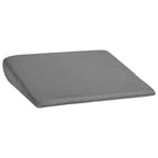 vidaXL Sitzkissen Grau 39 x 38 x 8,5 cm PU-Schaum