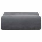 vidaXL Sitzkissen Uni Grau 40 x 40 x 13 cm PU-Schaum