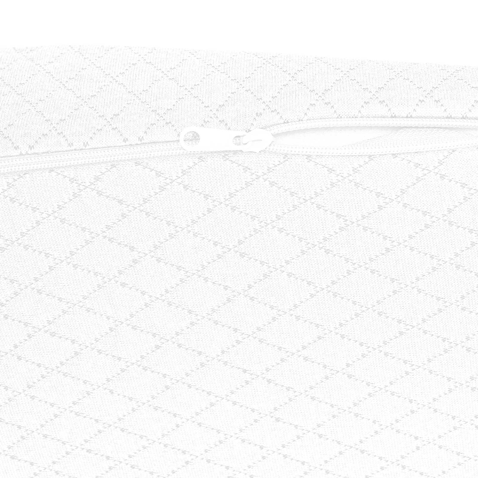 vidaXL Keil Kopfkissen Uni Weiß 69 x 64 x 19 cm Viscoschaum