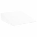 vidaXL Keil Kopfkissen Uni Weiß 69 x 64 x 19 cm Viscoschaum