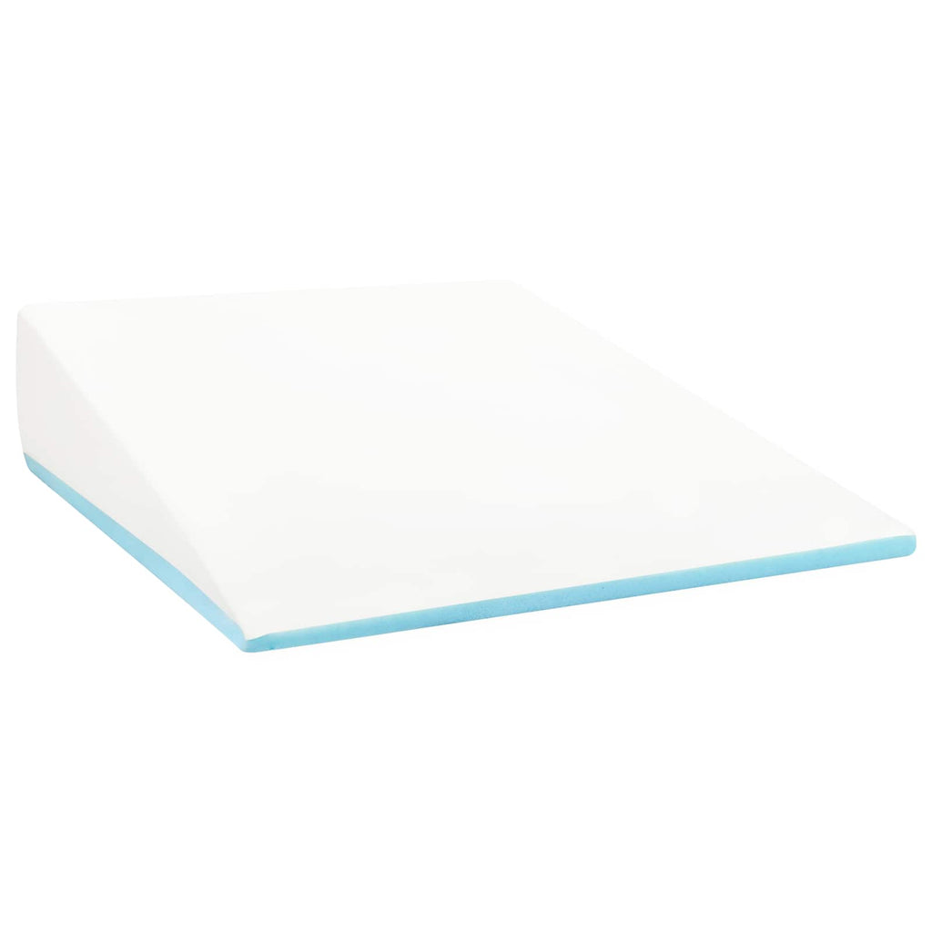 vidaXL Keil Kopfkissen Uni Weiß 69 x 64 x 19 cm Viscoschaum