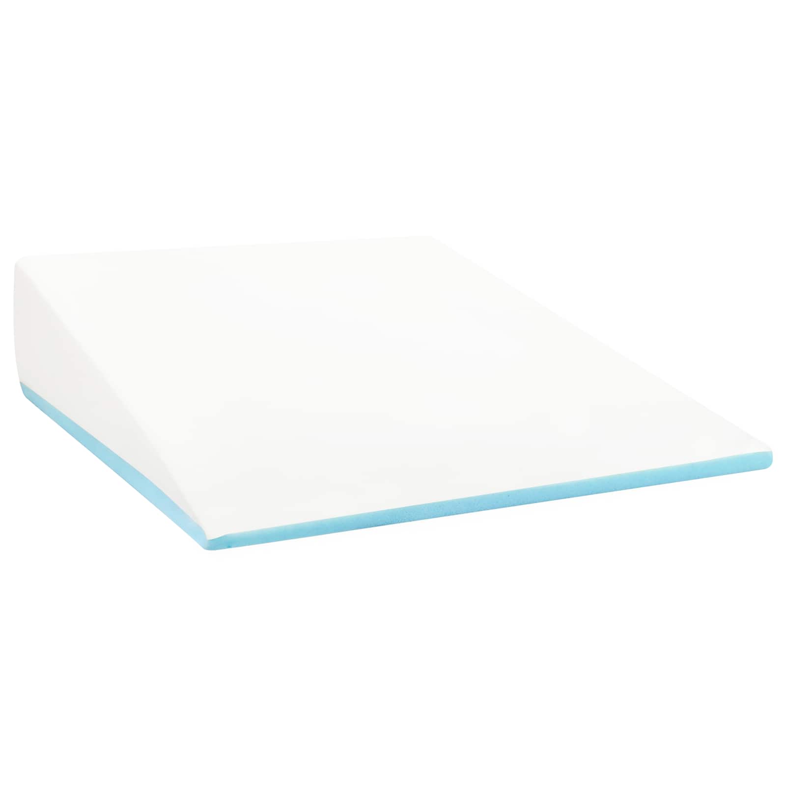 vidaXL Keil Kopfkissen Uni Weiß 69 x 64 x 19 cm Viscoschaum