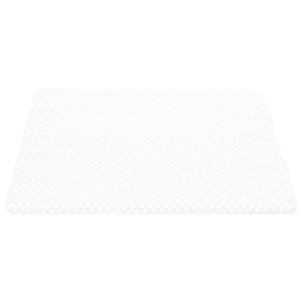 vidaXL Keil Kopfkissen Uni Weiß 69 x 64 x 19 cm Viscoschaum