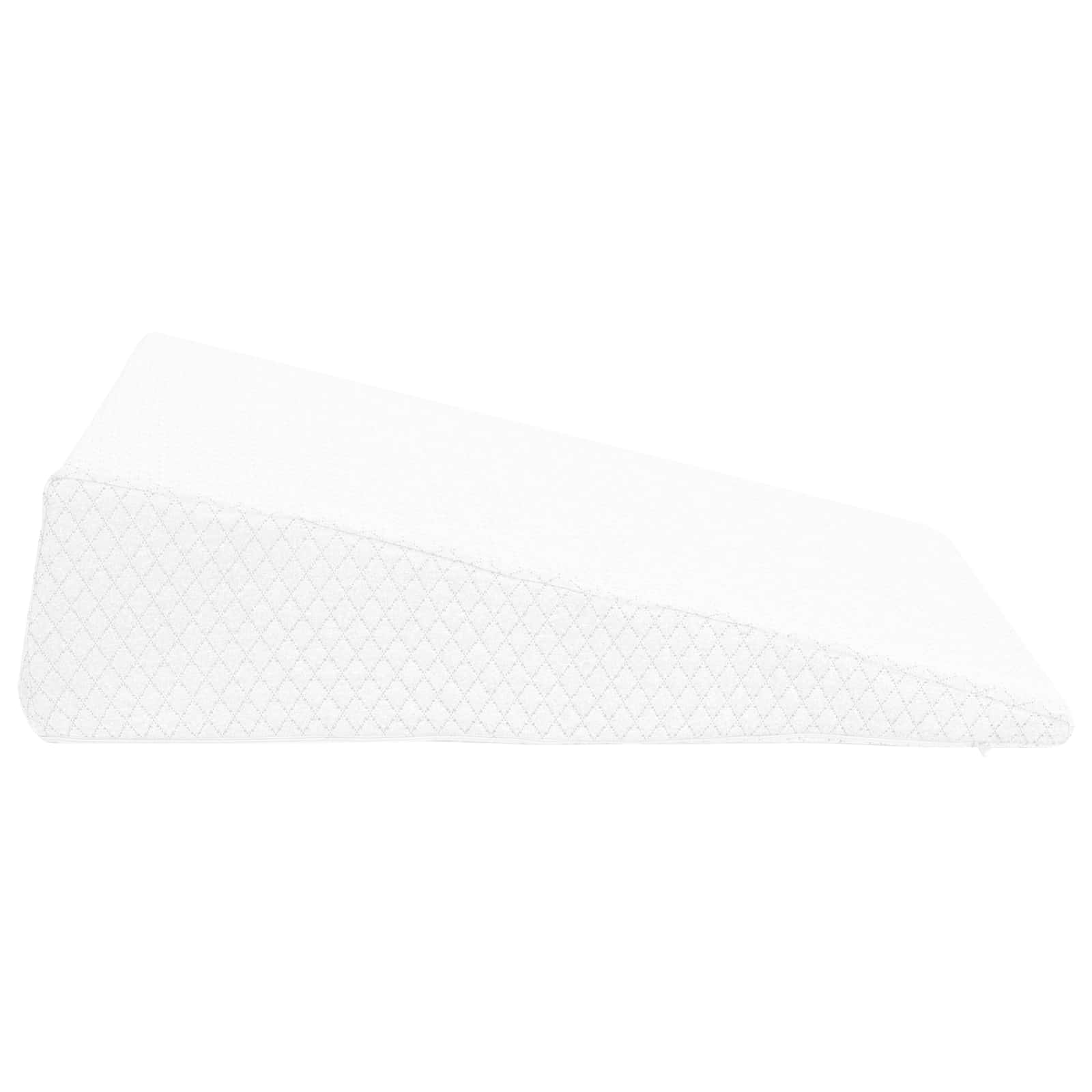 vidaXL Keil Kopfkissen Uni Weiß 69 x 64 x 19 cm Viscoschaum