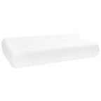 vidaXL Schlafkissen Uni Weiß 60 x 37 x 12,5 cm Viscoschaum