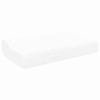 vidaXL Schlafkissen Uni Weiß 60 x 37 x 12,5 cm Viscoschaum