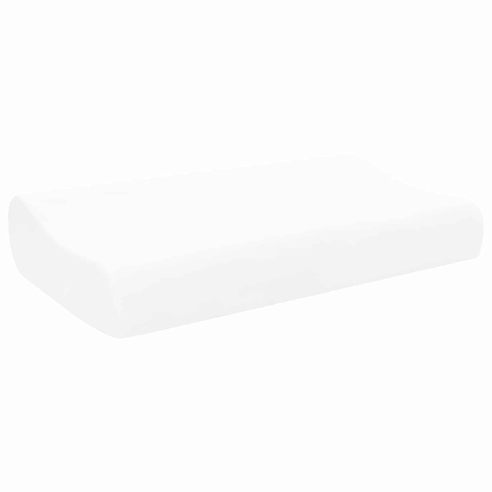 vidaXL Schlafkissen Uni Weiß 60 x 37 x 12,5 cm Viscoschaum