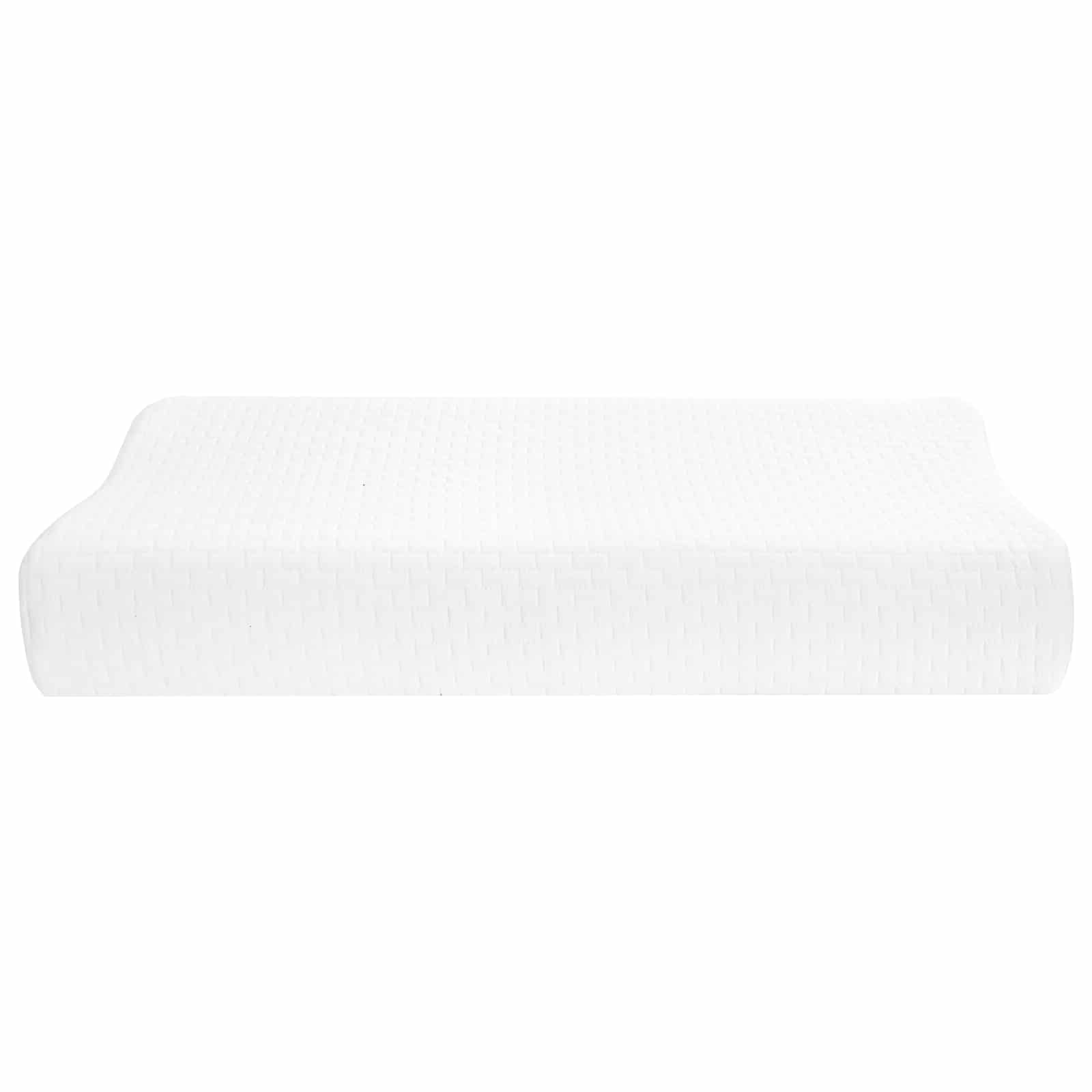 vidaXL Schlafkissen Uni Weiß 60 x 37 x 12,5 cm Viscoschaum