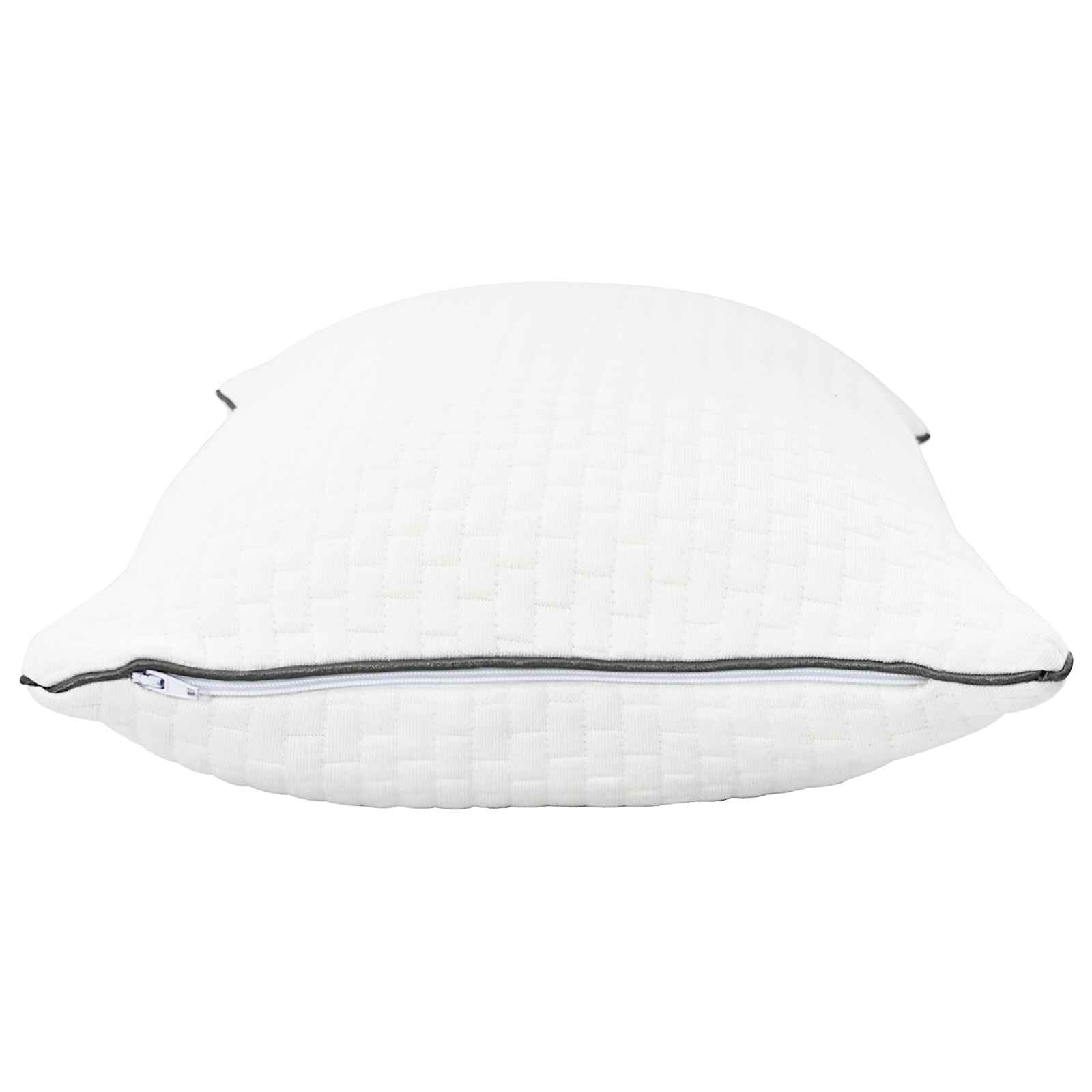 vidaXL Shread Schlafkissen Weiß 70 x 50 x 18 cm Viscoschaum