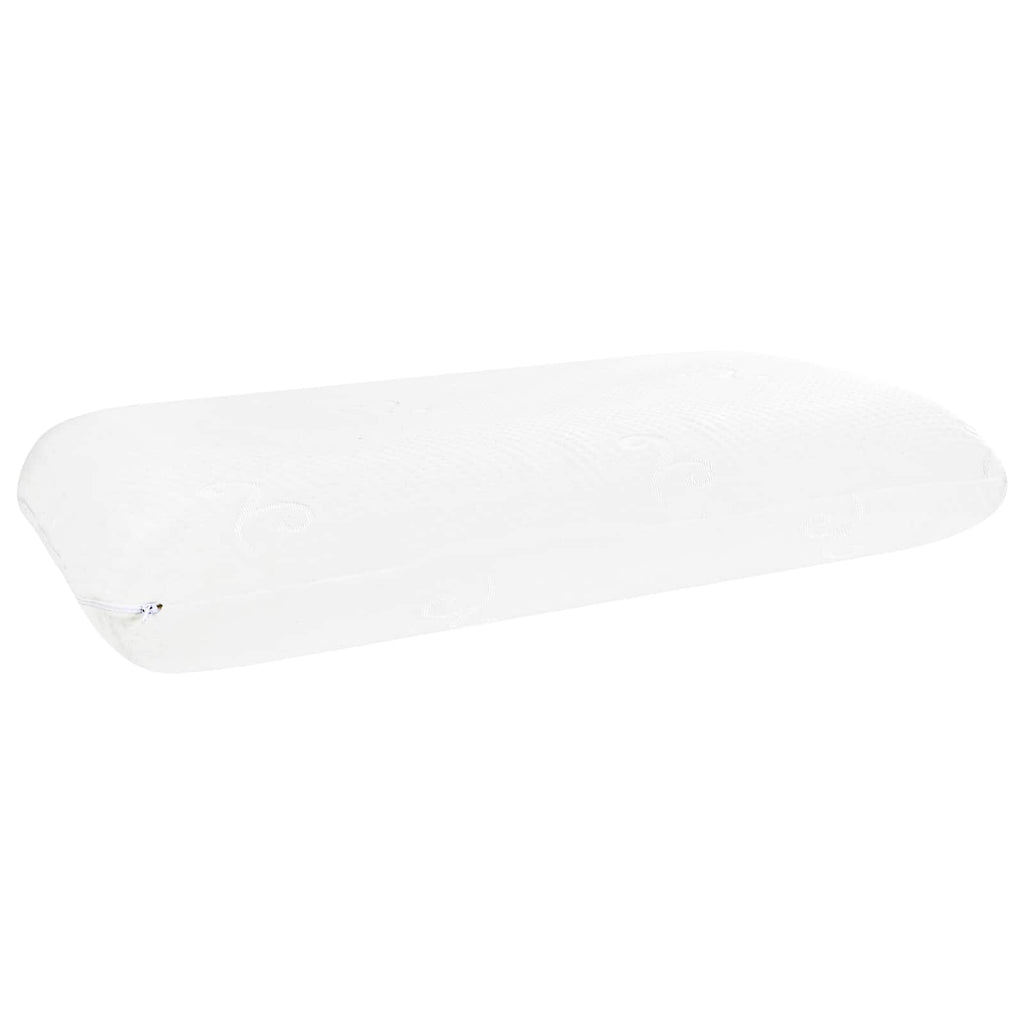 vidaXL Schlafkissen Uni Weiß 60 x 40 x 13 cm Gel-Speicherschaum