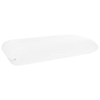 vidaXL Schlafkissen Uni Weiß 60 x 40 x 13 cm Gel-Speicherschaum