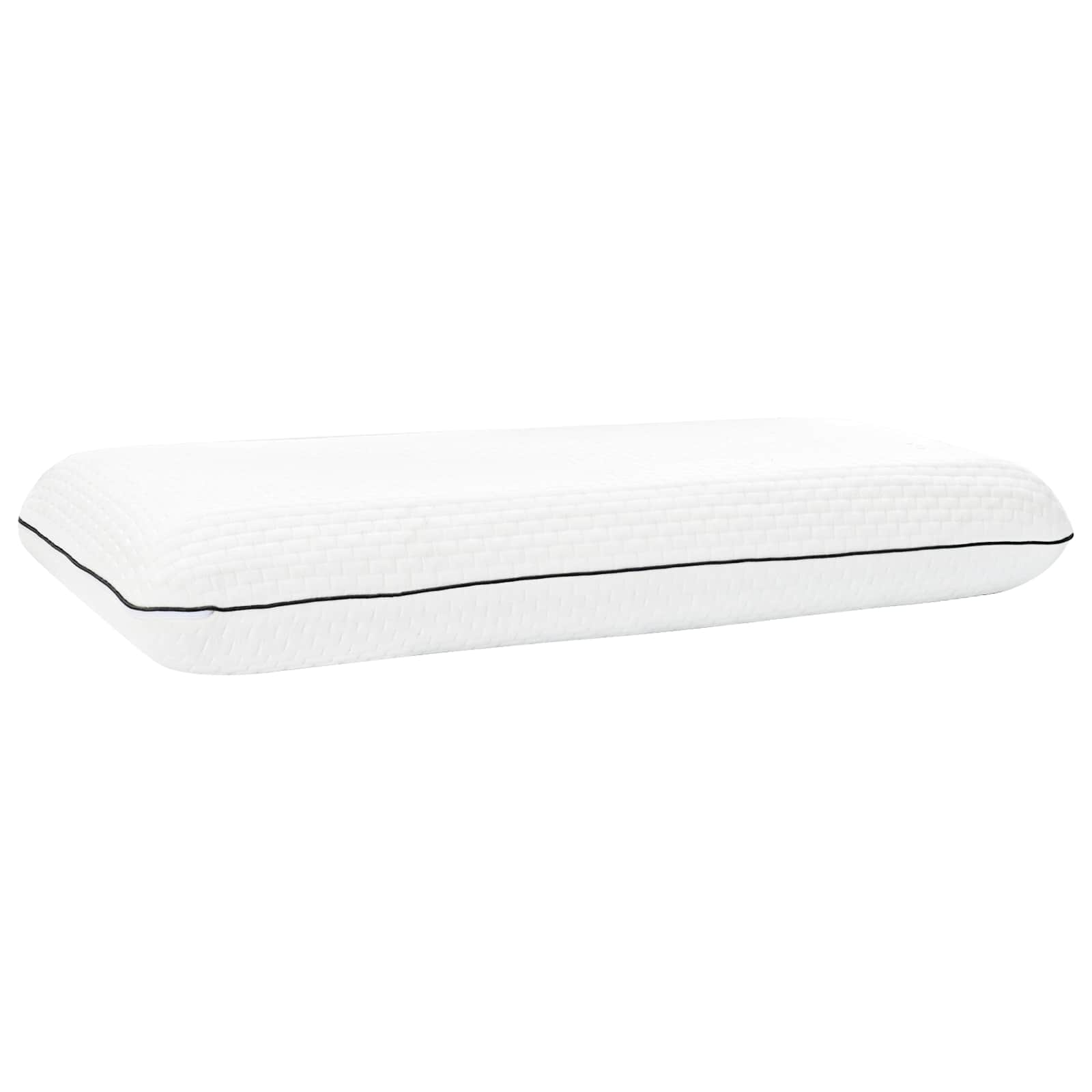 vidaXL Schlafkissen Uni Weiß 80 x 40 x 12 cm Gelschaum