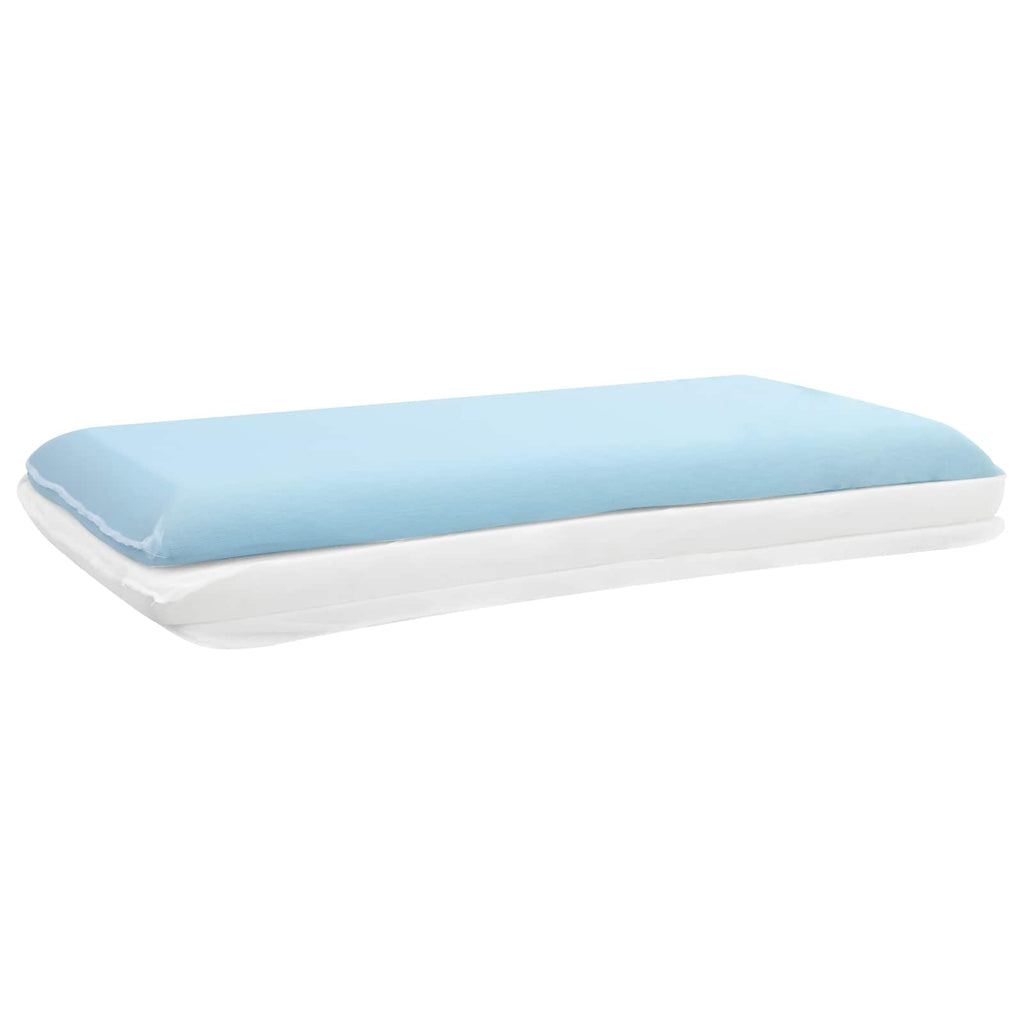vidaXL Schlafkissen Uni Weiß 80 x 40 x 12 cm Gelschaum