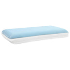 vidaXL Schlafkissen Uni Weiß 80 x 40 x 12 cm Gelschaum