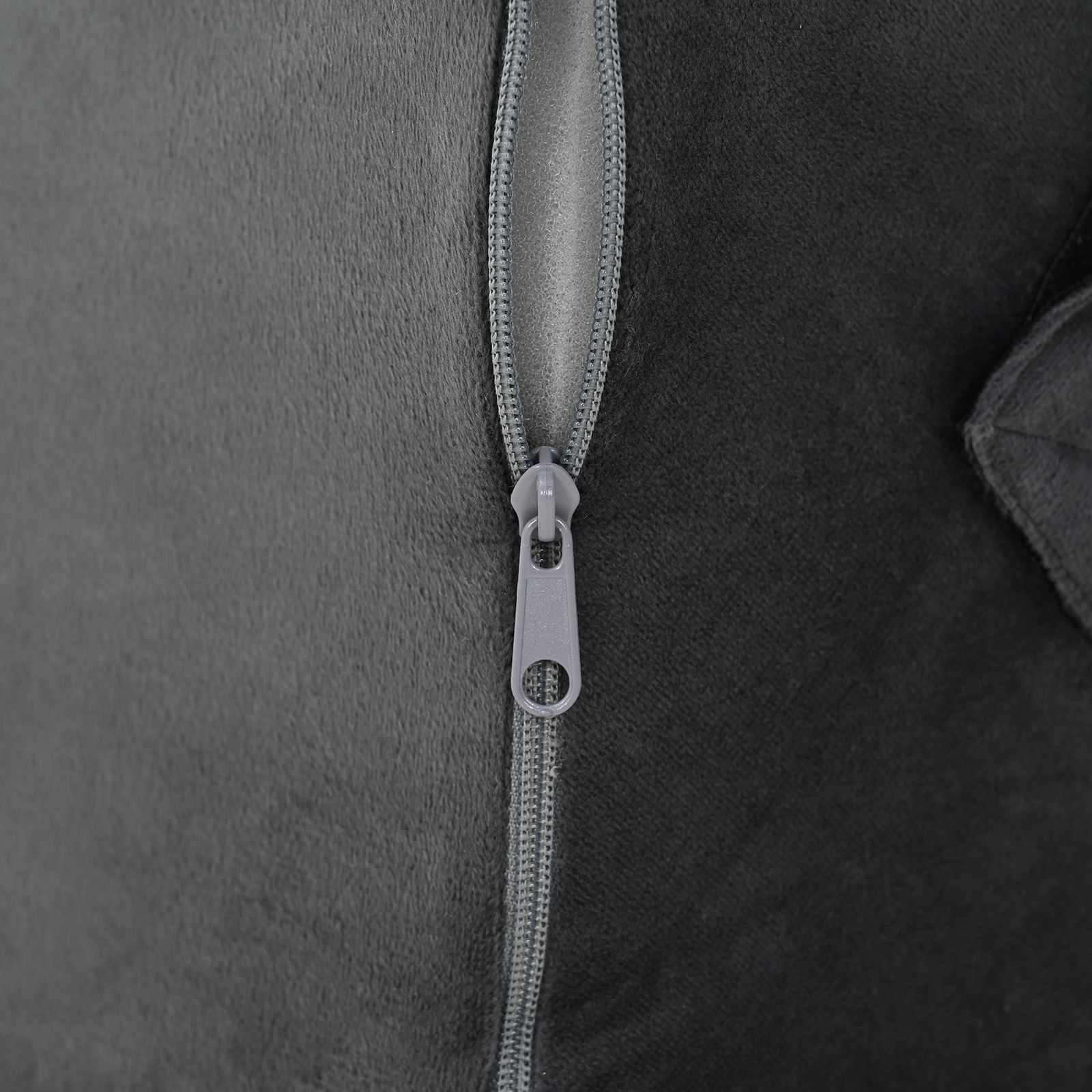 vidaXL Keil Kopfkissen Grau 55 x 55 x 26 cm Viscoschaum