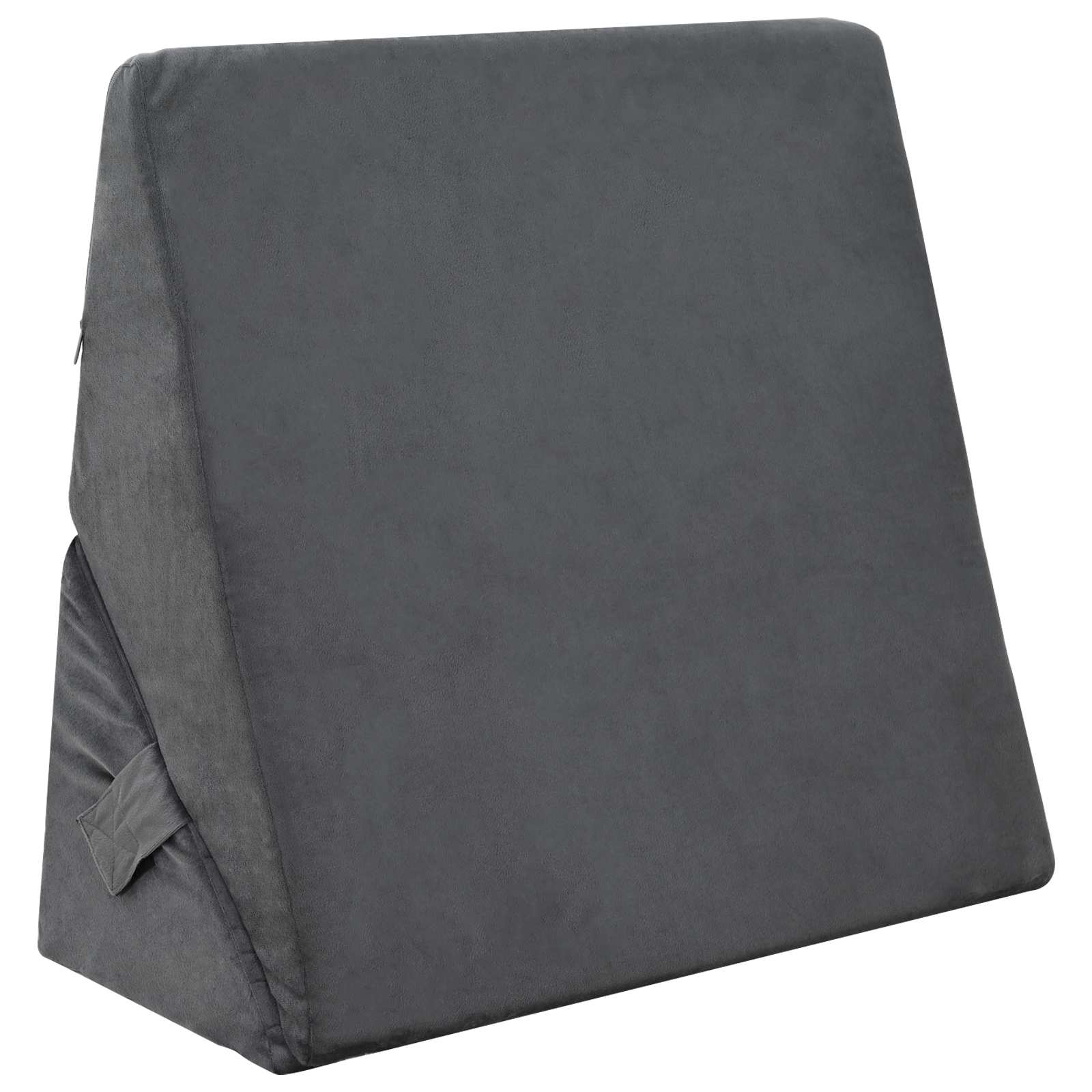 vidaXL Keil Kopfkissen Grau 55 x 55 x 26 cm Viscoschaum