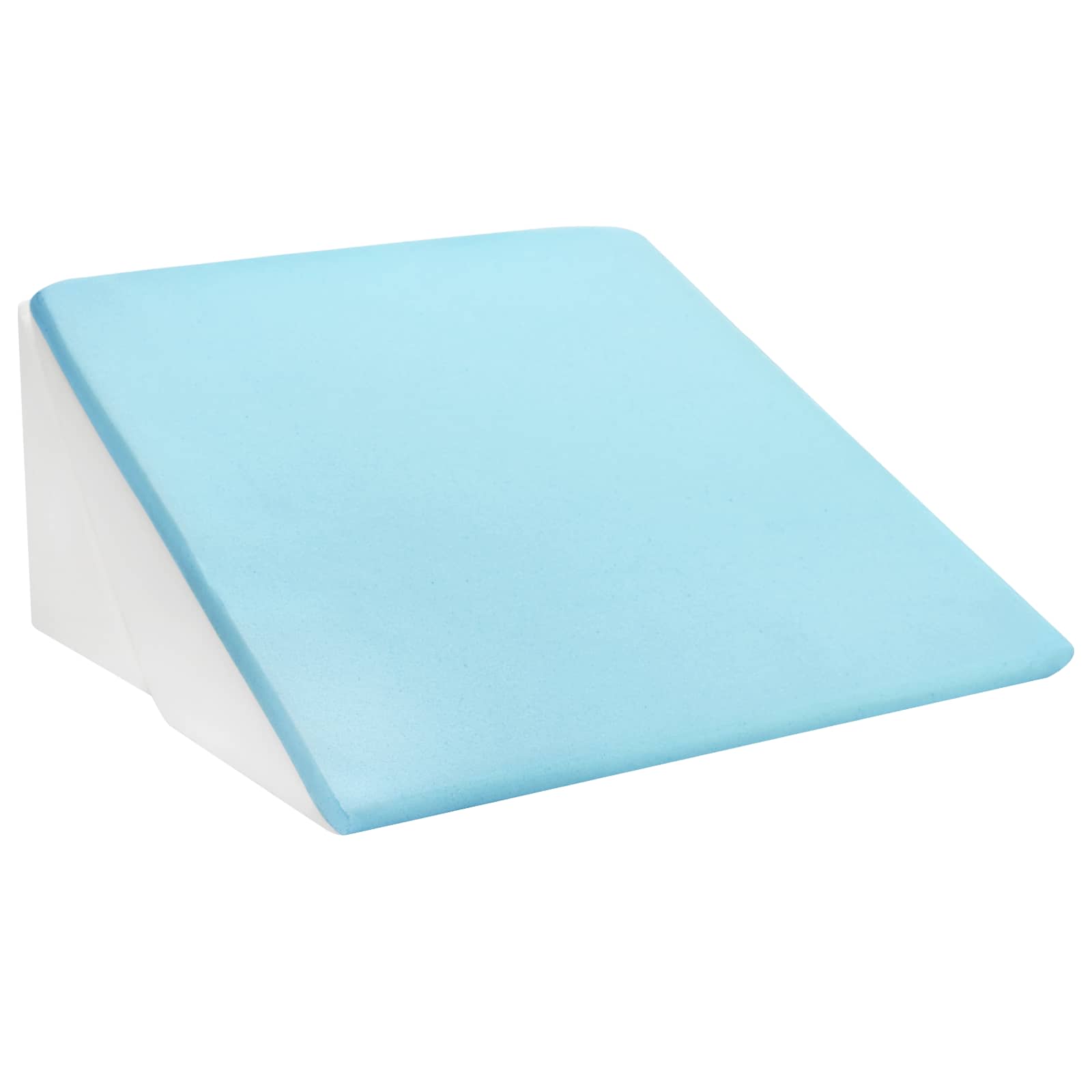 vidaXL Keil Kopfkissen Grau 55 x 55 x 26 cm Viscoschaum