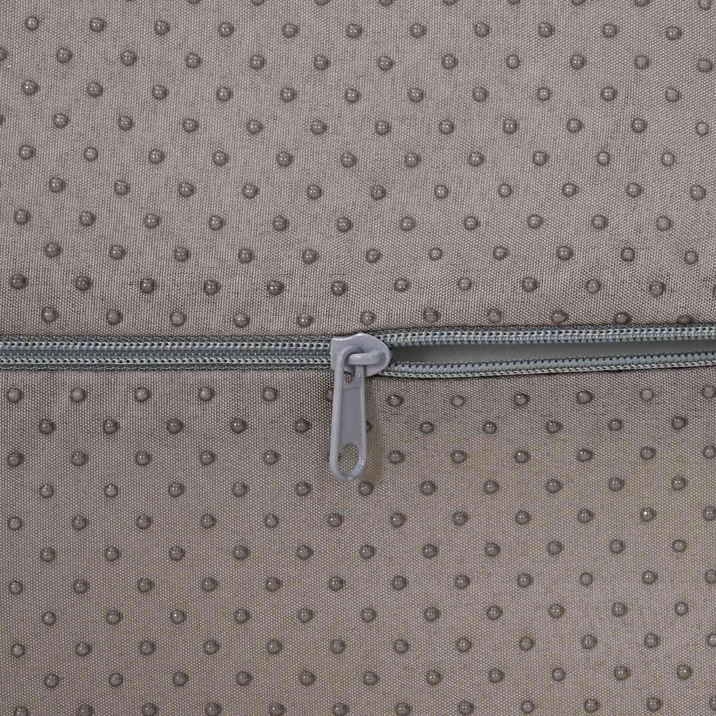 vidaXL Fußstützenkissen Uni Grau 42 x 18 x 13 cm PU-Schaum