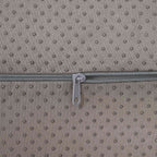 vidaXL Fußstützenkissen Uni Grau 42 x 18 x 13 cm PU-Schaum