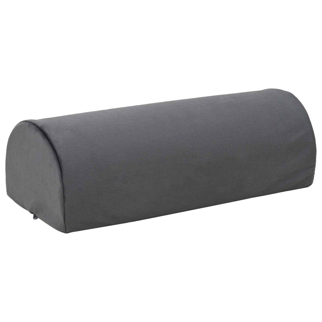 vidaXL Fußstützenkissen Uni Grau 42 x 18 x 13 cm PU-Schaum