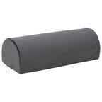 vidaXL Fußstützenkissen Uni Grau 42 x 18 x 13 cm PU-Schaum