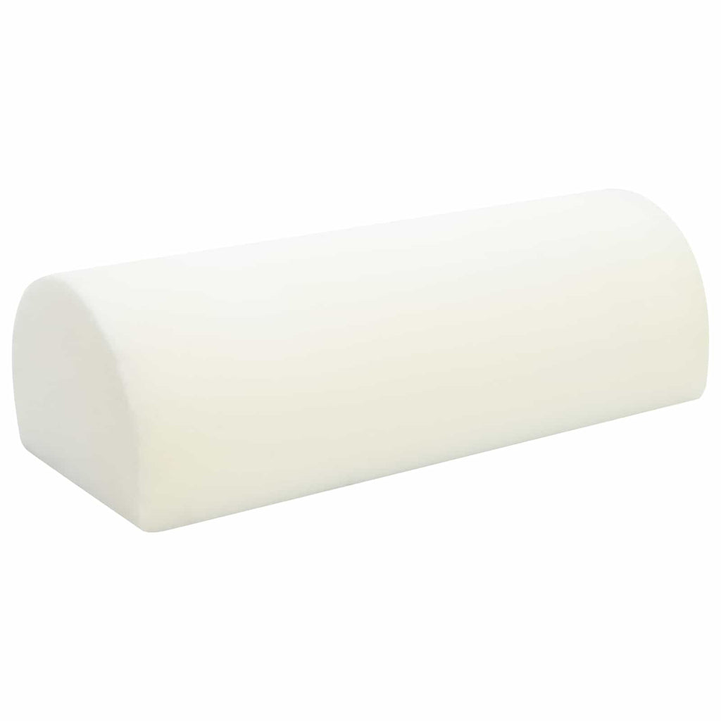 vidaXL Fußstützenkissen Uni Grau 42 x 18 x 13 cm PU-Schaum