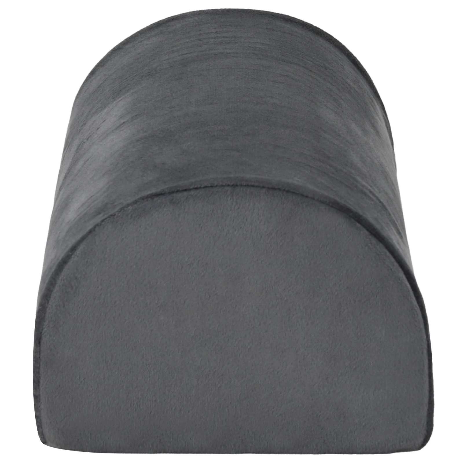 vidaXL Fußstützenkissen Uni Grau 42 x 18 x 13 cm PU-Schaum