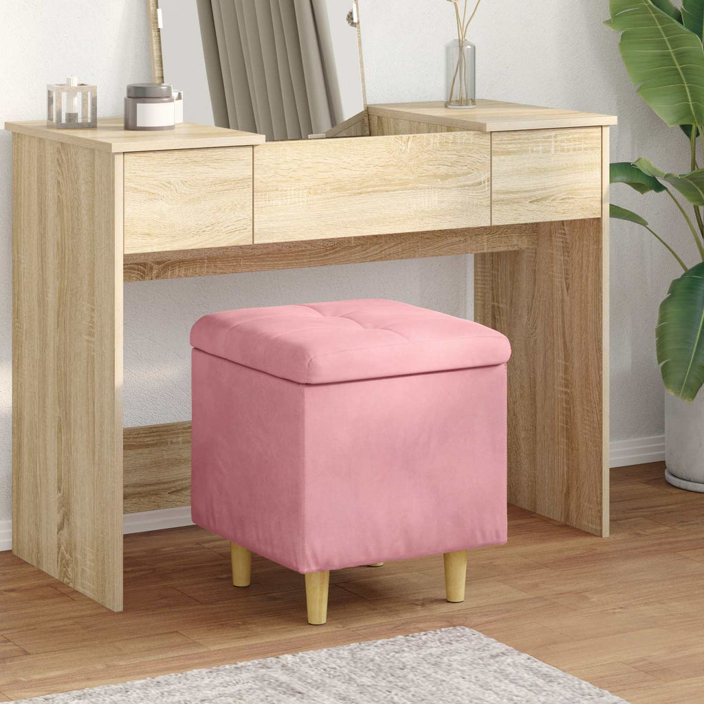 vidaXL Ottoman mit Stauraum 40 x 40 x 45 cm Samt