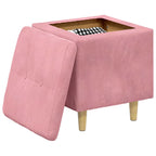 vidaXL Ottoman mit Stauraum 40 x 40 x 45 cm Samt
