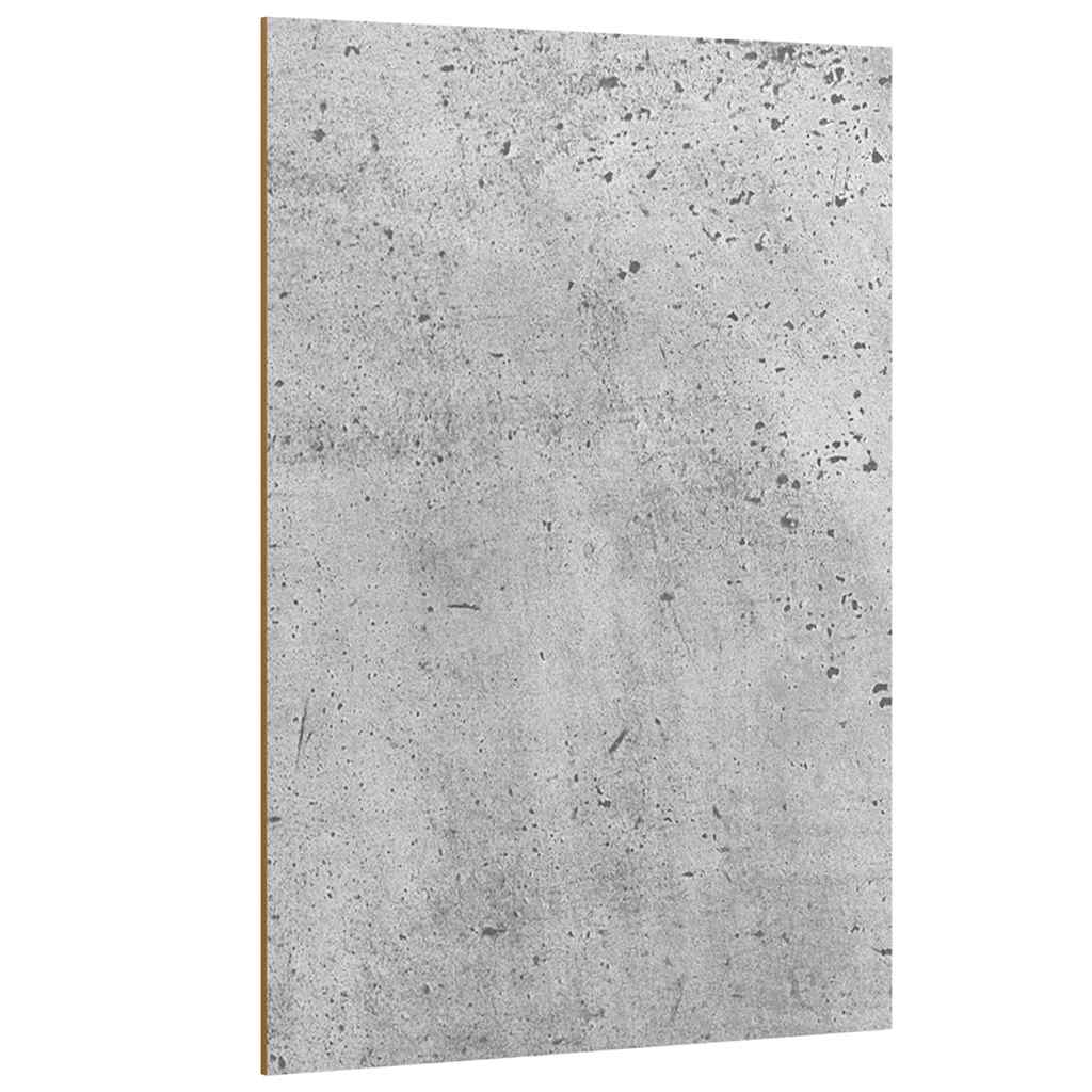 vidaXL Dekoplatten 50 pcs Beton Grau 15 x 21 x 0,27 cm Holzwerkstoff
