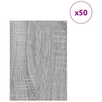 vidaXL Dekoplatten 50 pcs Graues Sonoma 15 x 21 x 0,27 cm
