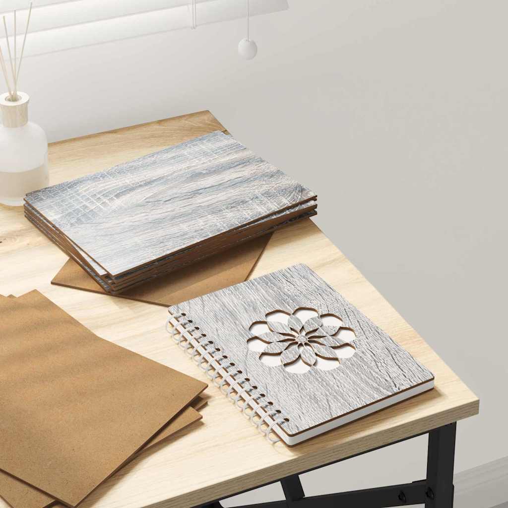 vidaXL Dekoplatten 150 pcs Graues Sonoma 15 x 21 x 0,27 cm
