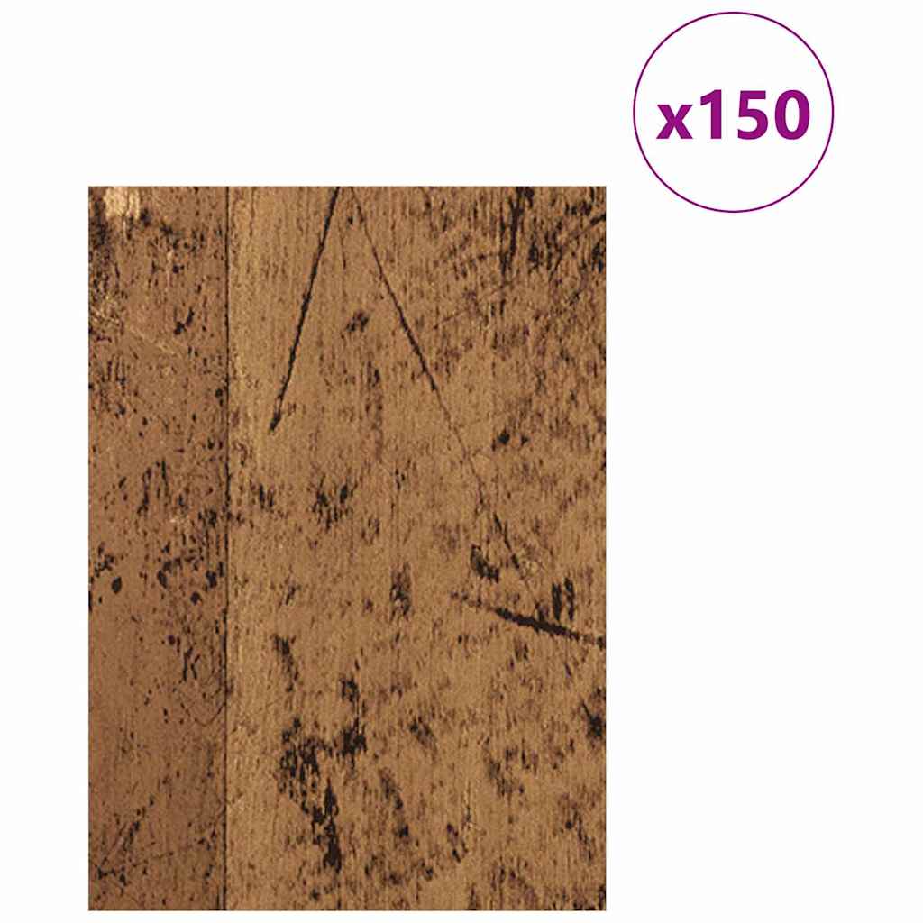 vidaXL Dekoplatten 150 pcs Altholz 15 x 21 x 0,27 cm Holzwerkstoff